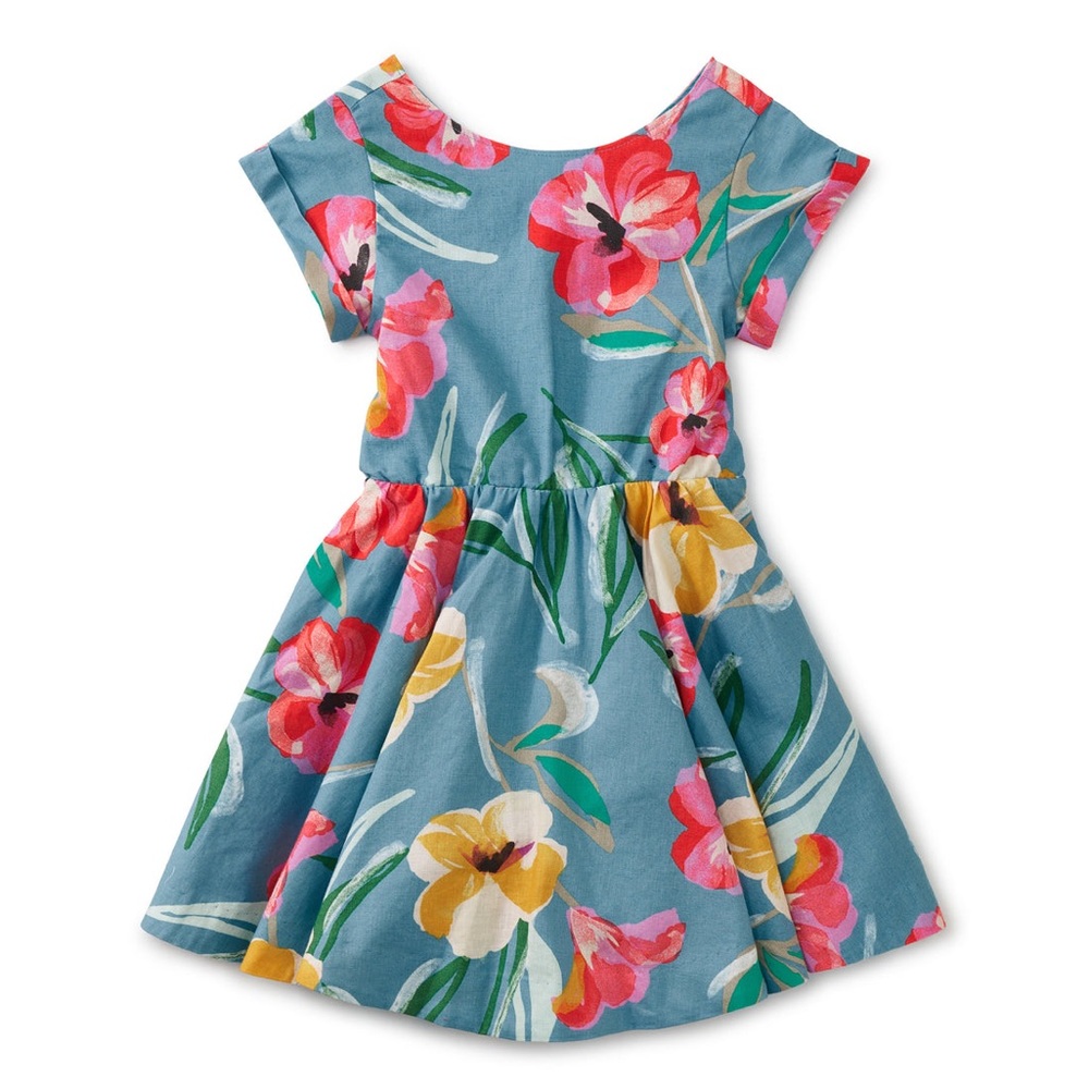 Tea Collection Button Back Skirted Dress - Picture 4 of 9